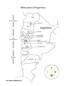 argentina wine maps